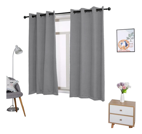 Cortinas Blackout 275 Cm Ancho X 160 Cm Largo En 2 Páneles 