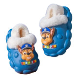 Pantufla Paw Patrol Chase Suela Gruesa Antiderrapante Niño