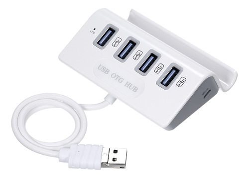 Hub Usb Multi Hub, 1 Conector Otg, Divisor De 4 Puertos Usb