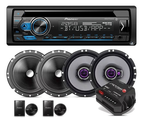 Kit Pioneer Completo Deh-s4280bt Spotify + Falante E Modulo