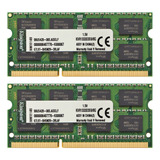 Memória Notebook Kingston 2x 8gb = 16gb Ddr3 1333mhz 10600s