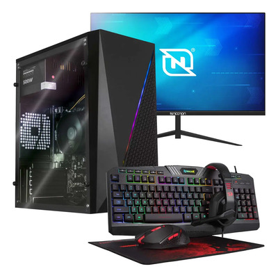 Pc Gamer Monitor 21 Teclado Ryzen 5 5600gt 16gb 500gb C\u002Fwifi 16 Gb | Meses sin interés