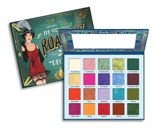 Paleta De Sombras Rude Cosmetics The Roaring Reckles 20's 