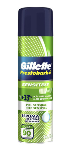 Espuma De Afeitar Gillette Prestobarba Sensitive X 150gr