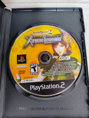 Juego Samurai Warriors 2 Xtreme Ps2 Solo Disco Usado