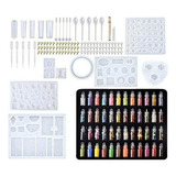 Kit De Moldes De Pegamento De Cristal Y Resina Para Joyería