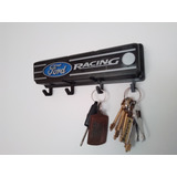 Porta Llaves Tapa De Valvulas Ford Racing Impreso 3d 