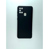 Case Capinha Case Ccs Aveludada Para Samsung Galaxy Cor Preto Galaxy A21s