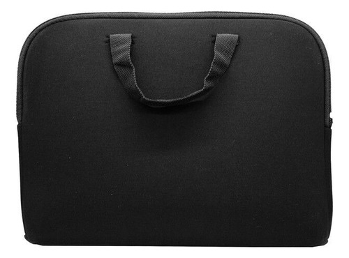 Funda Notebook 17 Pulgadas Negra Cierre Neoprene Manija