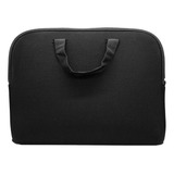 Funda Notebook 17 Pulgadas Negra Cierre Neoprene Manija