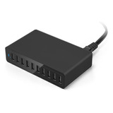 Cargador Multiusb De 50w Estación De Carga De 10 Puertos