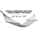 Hamaca De Nylon Grande 375cm X 120cm