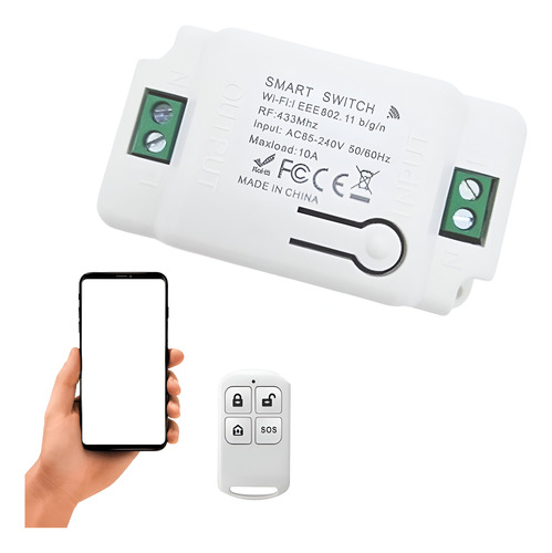 Interruptor  Control Inteligente Wifi Relay 433 Mhz Switch