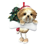 Shih Tzu Ornamento Cachorro Cortado Con Patas Colgantes Unic