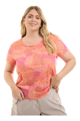 Remera Estampada Plus Size-talle Grande