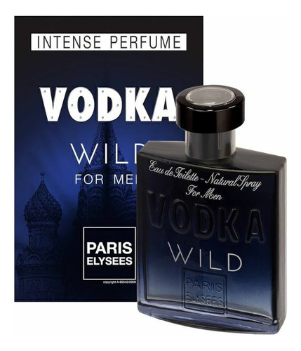 Vodka Wild - Perfume Masculino - Eau De Toilette 100ml Paris Elysees