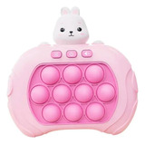 Pop It Mini Gamer Console Anti Stress Brinquedo Eletrônico Cor Rosa