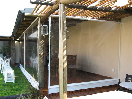 Cerramiento Cristal Transparente Lona Pvc Galeria Quincho