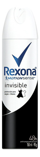 Antitranspirante En Aerosol Rexona Invisible 150 ml