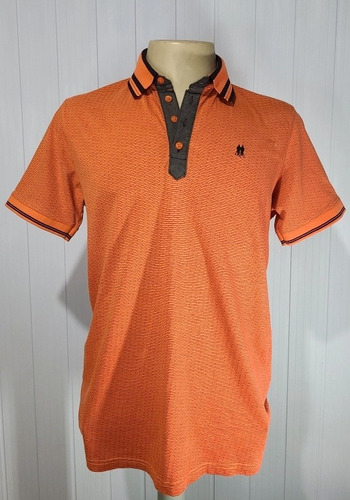 Blusa Polo Laranja Tamanho G, Bonita, Confortável, Macia 