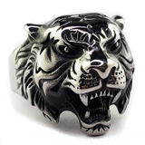 Anillo Tigre Acero Inoxidable Impresivilidad Y Confianza 