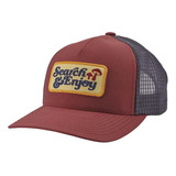 Jockey Searchin Trucker Burgundy Gray