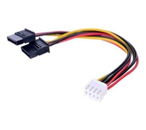 Cable Sata Poder Doble Para Disco Dvr Hikvision Dahua Otros