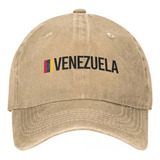 Gorra De Béisbol De Algodón Estampada De Venezuela