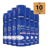 Kit 12 Desodorante Aerosol Nivea Protect & Care 150ml Pack