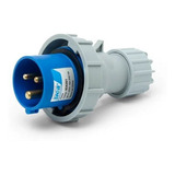 Ficha Industrial Macho Sical Ip67 2p+t 16a 924301 Color Azul