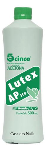 Removedor De Esmaltes Lutex Ap Eco 5cinco Profissional-500ml