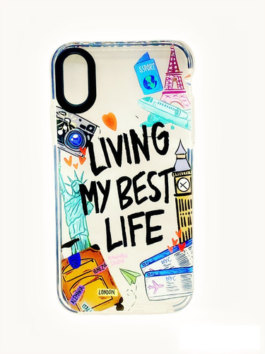 Funda Case De Living My Best Life Para iPhone