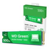 Disco Ssd 500gb Nvme Western Digital Green Sn350 M2 2400mb/s