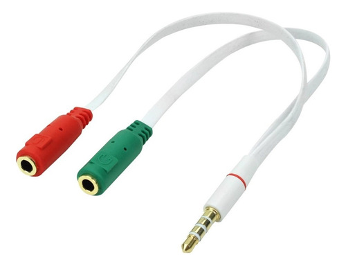 Adaptador Em Y Splitter Fone De Ouvido E Microfone 