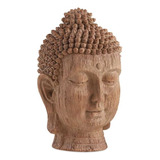 Escultura Grande Buda Em Poliresina 20x19x30 (cxlxa) Cm Mart