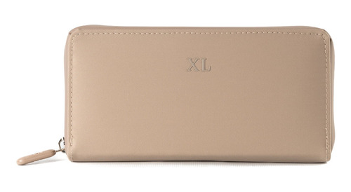 Billetera Xl Extra Large Melia Taupe