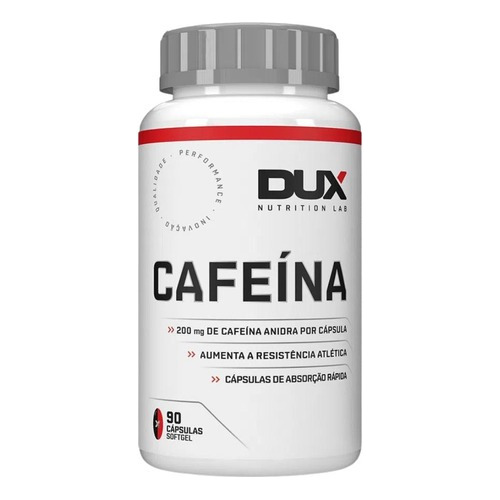 Cafeina Dux Nutrition Em Capsulas Cafeina Anidra Energia