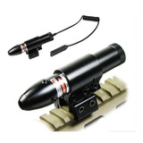 Laser Tactico Militar Tipo Cohete Airsoft Paintball Pcp Verd