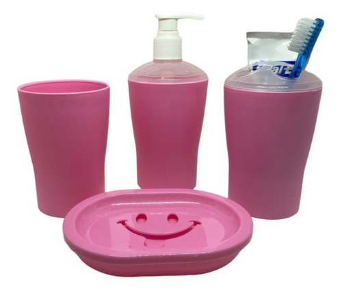 Set Accesorios Baño Vaso Portacepillos Jabonera Dispensador