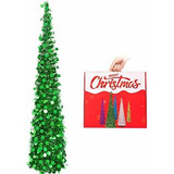 Árbol De Navidad N&t Nieting, 5 Pies Plegable Pop Up Árbol