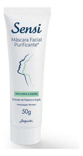 Máscara Facial Purificante Extrato De Pepino Argila +brinde