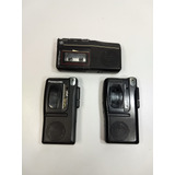 3 Gravadores Micro Cassete Panasonic Ge Defeito D3 Leia