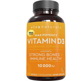 Vitamina D3 180caps Viva Naturals - Unidad a $1683