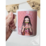 Taza Kitmetsu No Yaiba Nezuko Trama Cerámica Importada Orca