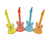 Kit 6 Guitarra Musical De Plástico Brinquedo Atacado Revenda