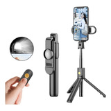 Palo Selfie Tripode Con Luz Selfie Stick Bluetooth Remoto