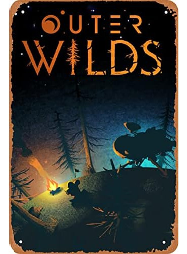 Outer Wilds (2019) Poster Video Game Tin Sign Vintage L...