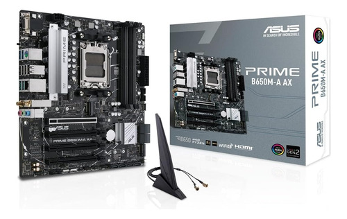 Asus Prime B650m-a Axe Amd B650 (ryzen 7000) Micro-atx Mes..