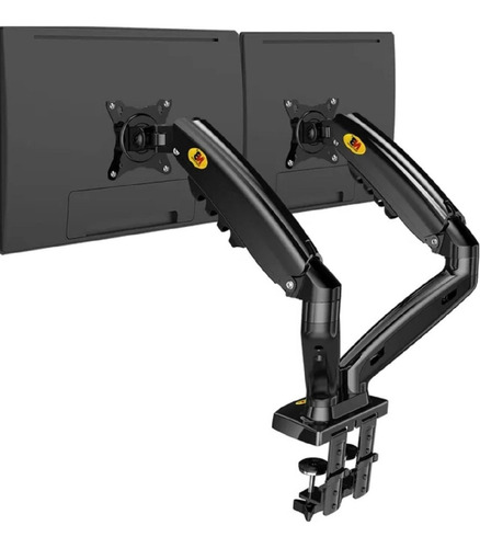 Soporte Monitor Doble 17-27 Vesa Neumático