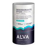 Desodorante Cristal Alva Biodegradável Natural Neutro 120 G